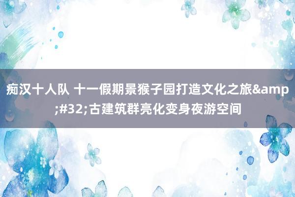 痴汉十人队 十一假期景猴子园打造文化之旅&#32;古建筑群亮化变身夜游空间