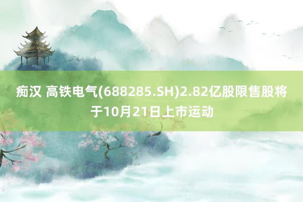 痴汉 高铁电气(688285.SH)2.82亿股限售股将于10月21日上市运动