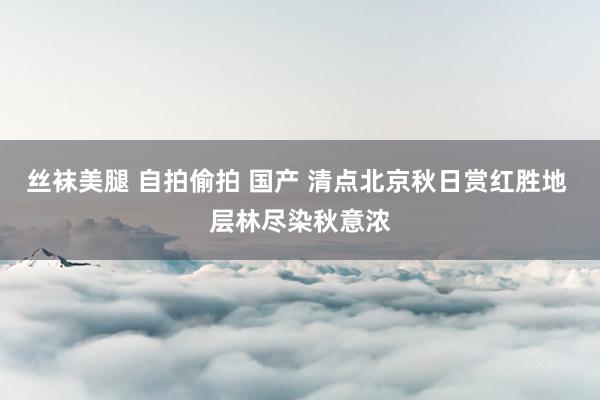 丝袜美腿 自拍偷拍 国产 清点北京秋日赏红胜地 层林尽染秋意浓