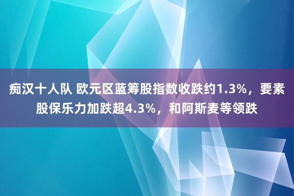 痴汉十人队 欧元区蓝筹股指数收跌约1.3%，要素股保乐力加跌超4.3%，和阿斯麦等领跌