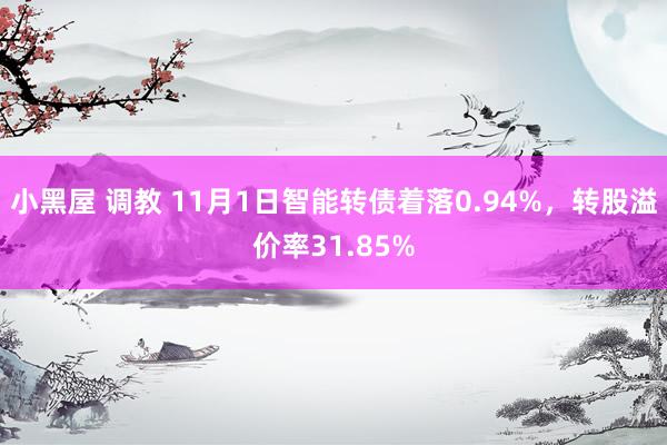 小黑屋 调教 11月1日智能转债着落0.94%，转股溢价率31.85%