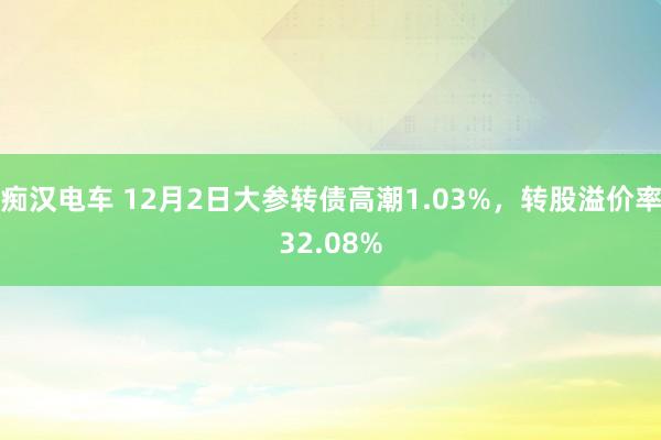 痴汉电车 12月2日大参转债高潮1.03%，转股溢价率32.08%