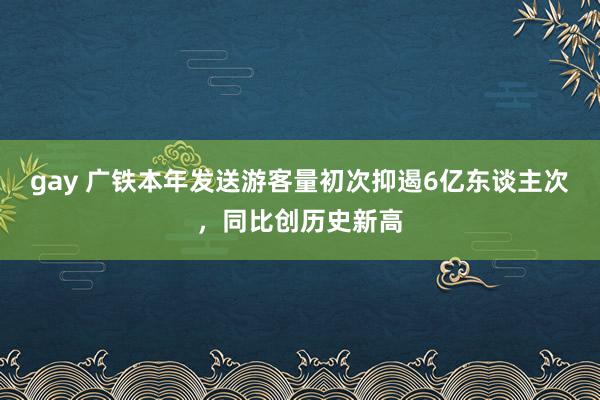 gay 广铁本年发送游客量初次抑遏6亿东谈主次，同比创历史新高