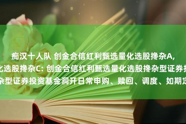 痴汉十人队 创金合信红利甄选量化选股搀杂A，创金合信红利甄选量化选股搀杂C: 创金合信红利甄选量化选股搀杂型证券投资基金洞开日常申购、赎回、调度、如期定额投资业务的公告