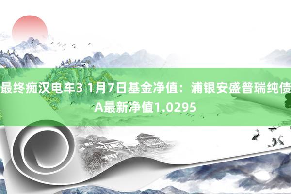 最终痴汉电车3 1月7日基金净值：浦银安盛普瑞纯债A最新净值1.0295